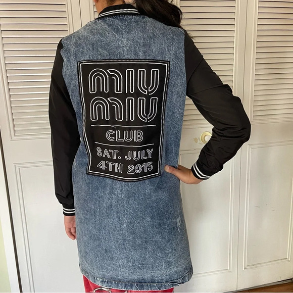 Dennim Patch’s  Long Jacket Women size Small - Picture 4 of 13